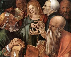 Albrecht Durer - Christ Among the Doctors - (buy paintings reproductions)
