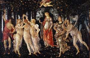 Sandro Botticelli - Primavera - (own a famous paintings reproduction)
