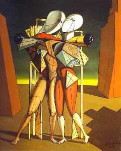 Giorgio De Chirico - Hector and Andromache