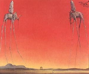 Salvador Dali - The Elephants, 1948