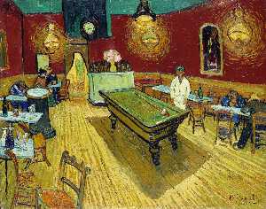 Vincent Van Gogh - The Night Cafe - (own a famous paintings reproduction)