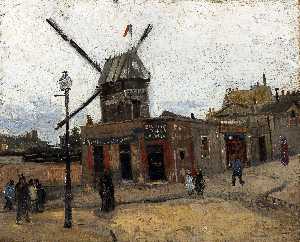 Vincent Van Gogh - Le Moulin de la Galette - (buy paintings reproductions)