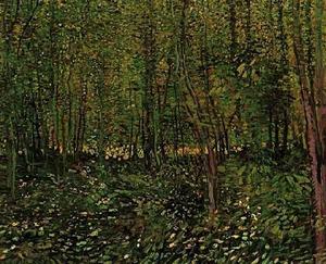 Vincent Van Gogh - Trees and Undergrowth 2 - (own a famous paintings reproduction)