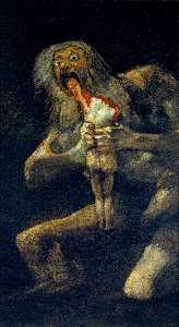 Francisco De Goya - Saturn Devouring His Son - (buy oil painting reproductions)