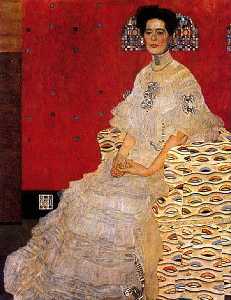Gustave Klimt - Bildnis Fritza Riedler, 1906 - Österreichische Galerie, Vienna - (buy oil painting reproductions)