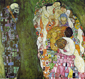 Gustave Klimt - Death and Life - (buy paintings reproductions)