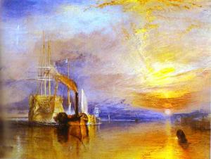 William Turner - The Fighting Temeraire Tugged to Her Last Berth to Be Broken up - (buy famous paintings)