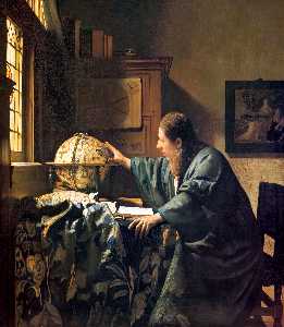 Johannes Vermeer - The Astronomer - (buy paintings reproductions)