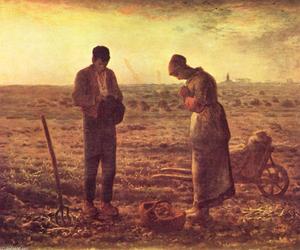 Jean-François Millet - The Angelus - (own a famous paintings reproduction)