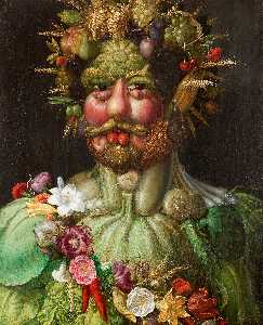 Giuseppe Arcimboldo - Vertumnus (Vertumno) - (own a famous paintings reproduction)