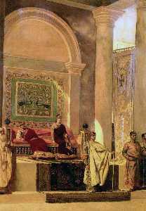 Jean-Joseph Constant (Benjamin-Constant) - The Throne Room In Byzantium - (buy oil painting reproductions)