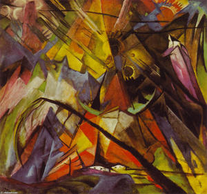 Franz Marc - Tyrol - (own a famous paintings reproduction)