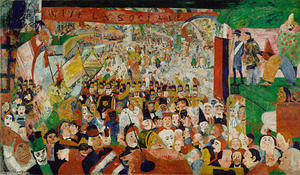 James Ensor - Entry of Christ Into Brussels - (own a famous paintings reproduction)