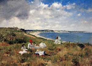 William Merritt Chase - Idle Hours - (buy famous paintings)
