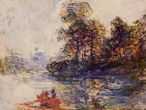 Claude Monet - The River - (buy famous paintings)