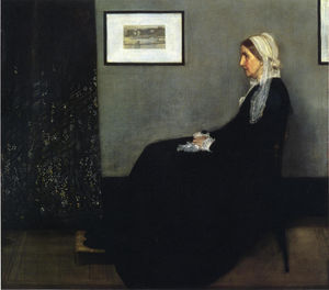 James Abbott Mcneill Whistler - Arrangement in Grey and Black. Portrait of the Painter's Mother - (own a famous paintings reproduction)