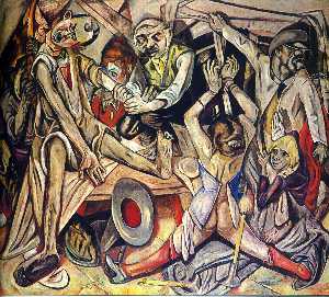 Max Beckmann - The Night - (buy famous paintings)