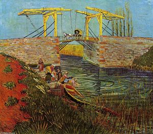 Vincent Van Gogh - The Langlois Bridge at Arles - (buy famous paintings)
