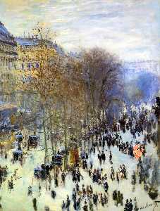 Claude Monet - Boulevard of Capucines - (buy oil painting reproductions)