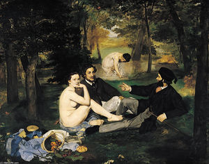 Edouard Manet - The Luncheon on the Grass - (buy paintings reproductions)