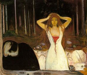 Edvard Munch - Ashes - (buy oil painting reproductions)