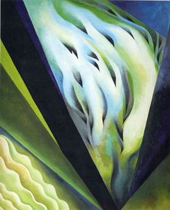 Georgia Totto O'keeffe - Blue and Green Music