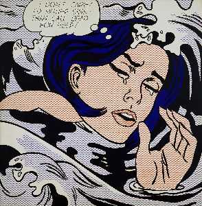 Roy Lichtenstein - Drowning girl
