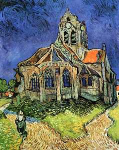 Vincent Van Gogh - The Church at Auvers - (buy famous paintings)
