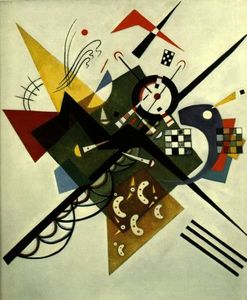 Wassily Kandinsky - On White II - (own a famous paintings reproduction)