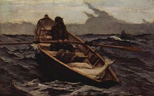 Winslow Homer - Nebelwarnung (The Fog Warning) - (buy famous paintings)