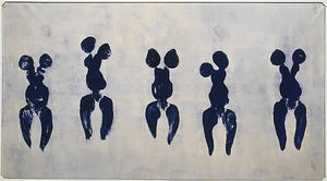 Yves Klein - Anthropometry of the blue period