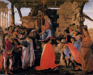 Sandro Botticelli - Adoration of the Magi - (buy paintings reproductions)