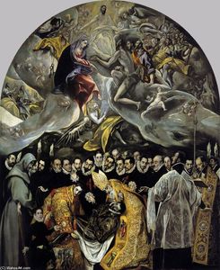 El Greco (Doménikos Theotokopoulos) - The Burial of the Count of Orgaz - (Buy fine Art Reproductions)