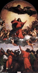 Tiziano Vecellio (Titian) - Assumption of the Virgin - (own a famous paintings reproduction)