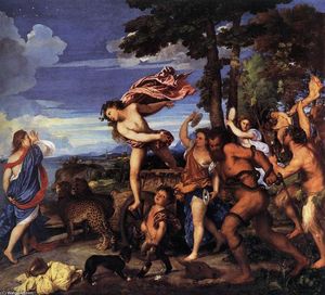Tiziano Vecellio (Titian) - Bacchus and Ariadne - (buy oil painting reproductions)
