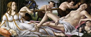 Sandro Botticelli - Venus and Mars - (own a famous paintings reproduction)