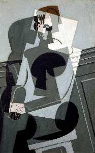 Juan Gris - Portrait of Madame Josette Gris - (own a famous paintings reproduction)