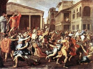 Nicolas Poussin - The Rape of the Sabine Women - (buy famous paintings)
