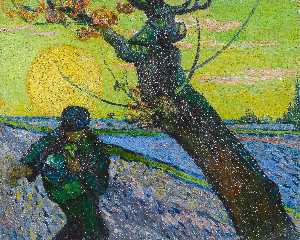 Vincent Van Gogh - The Sower - (buy paintings reproductions)