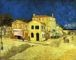 Vincent Van Gogh - The Street, the Yellow House - (buy oil painting reproductions)