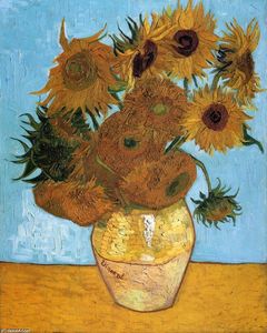 Vincent Van Gogh - Sunflowers - (buy famous paintings)