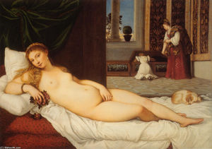 Tiziano Vecellio (Titian) - The Venus of Urbino - (Buy fine Art Reproductions)