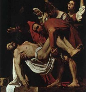 Caravaggio (Michelangelo Merisi) - The Entombment of Christ - (buy oil painting reproductions)