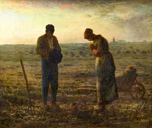 Jean-François Millet - The Angelus - (buy famous paintings)