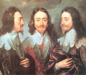 Anthony Van Dyck - Charles I in Three Positions - (buy oil painting reproductions)